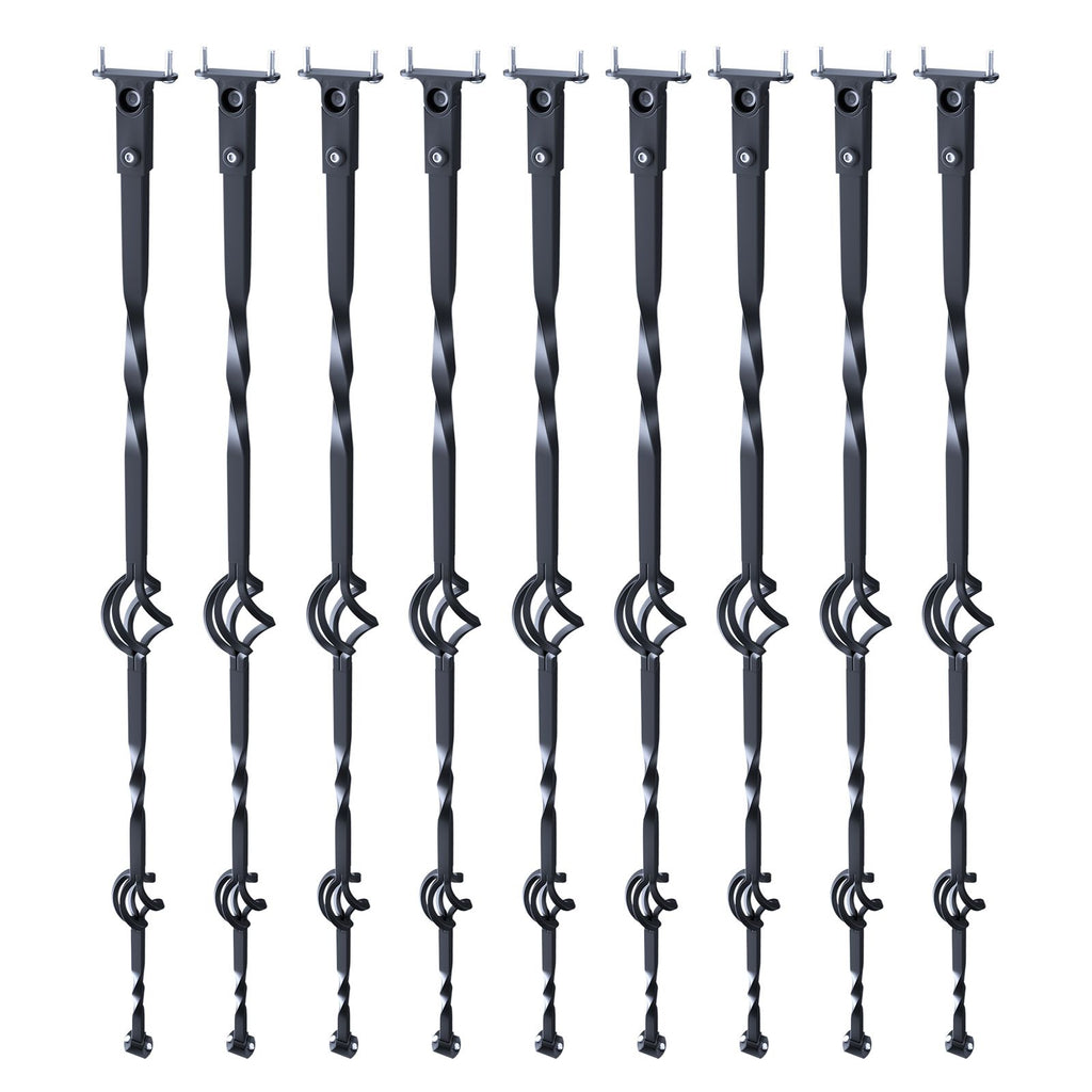 Decorative Double-Basket Balusters for Stair Railings