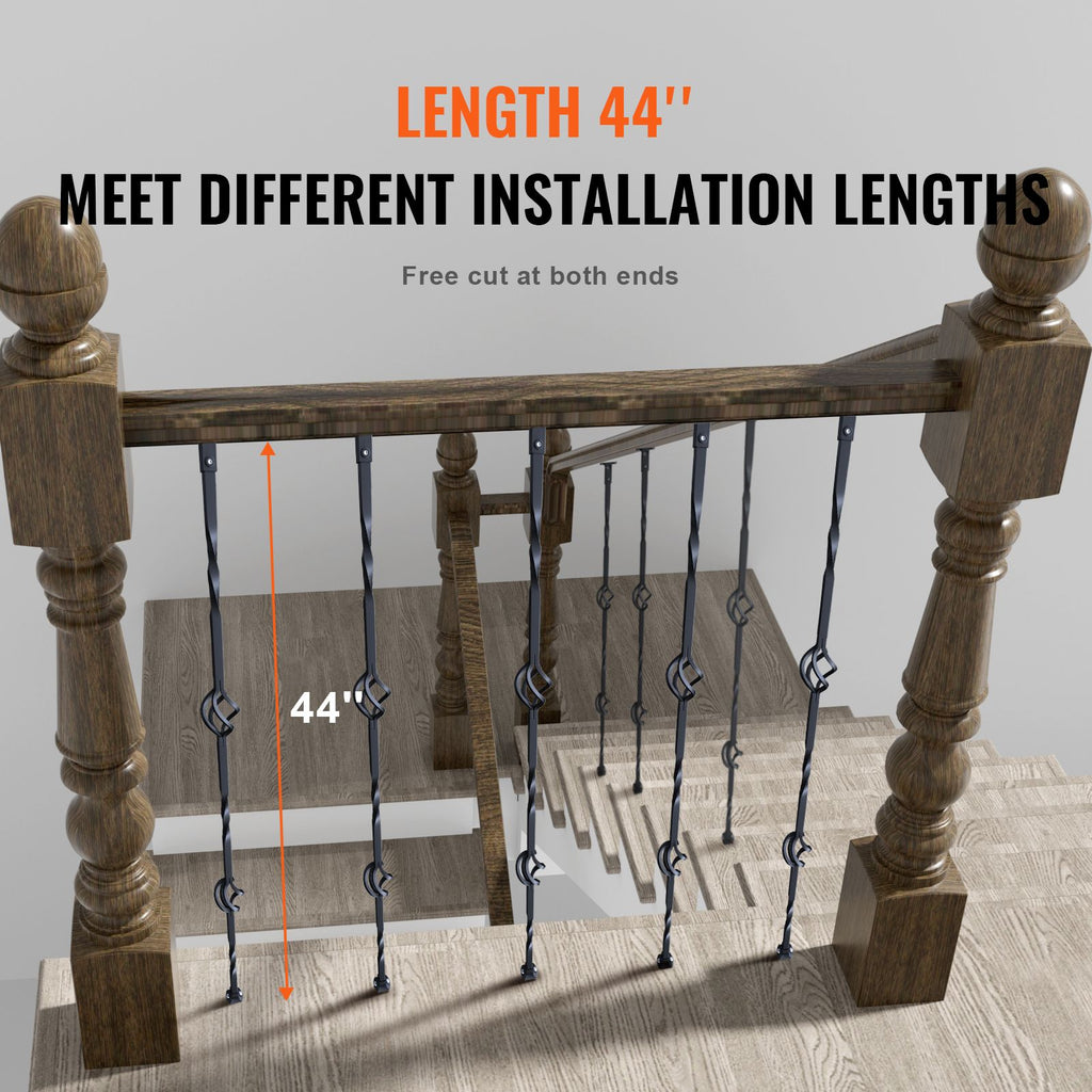 Decorative Double-Basket Balusters for Stair Railings