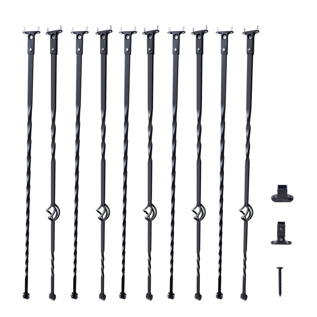 Single-Basket and Spiral Stair Baluster Set