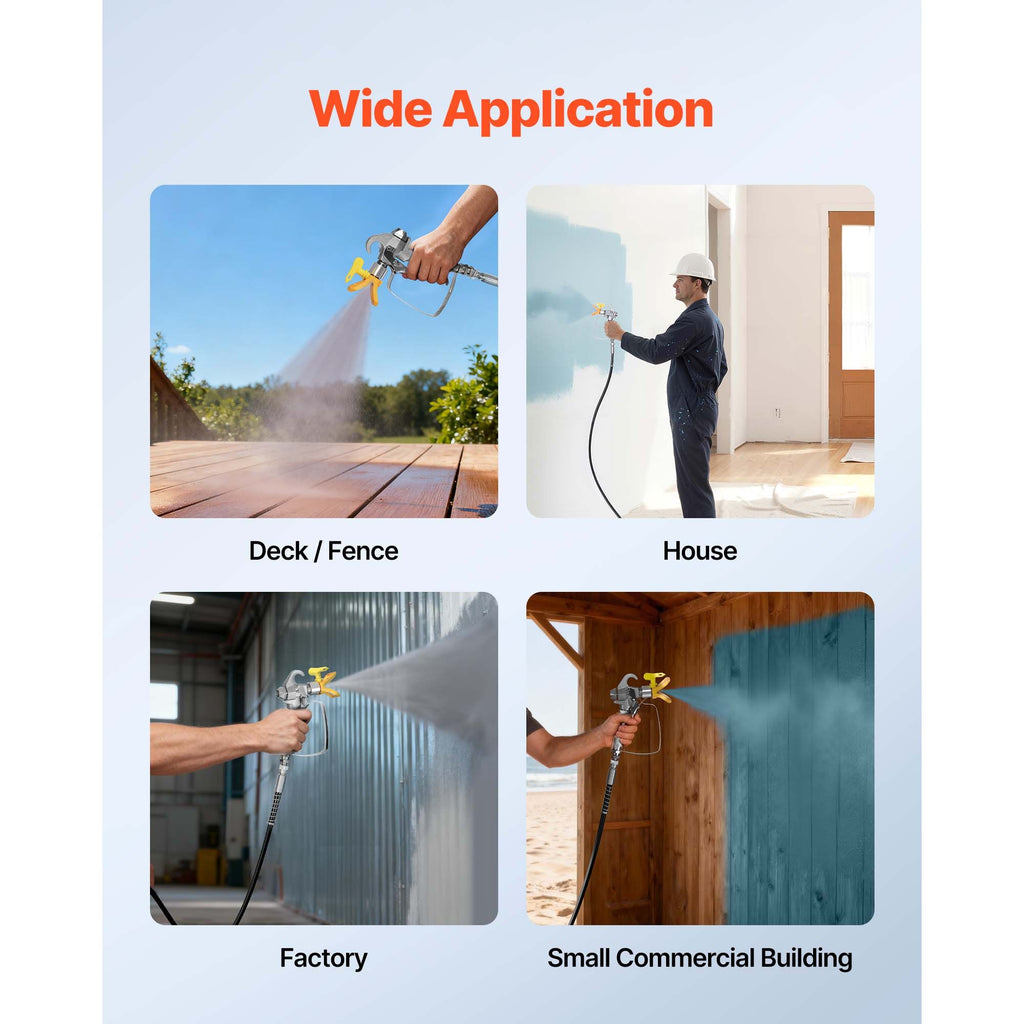 Stand Airless Paint Sprayer for Indoor and Outdoor Projects