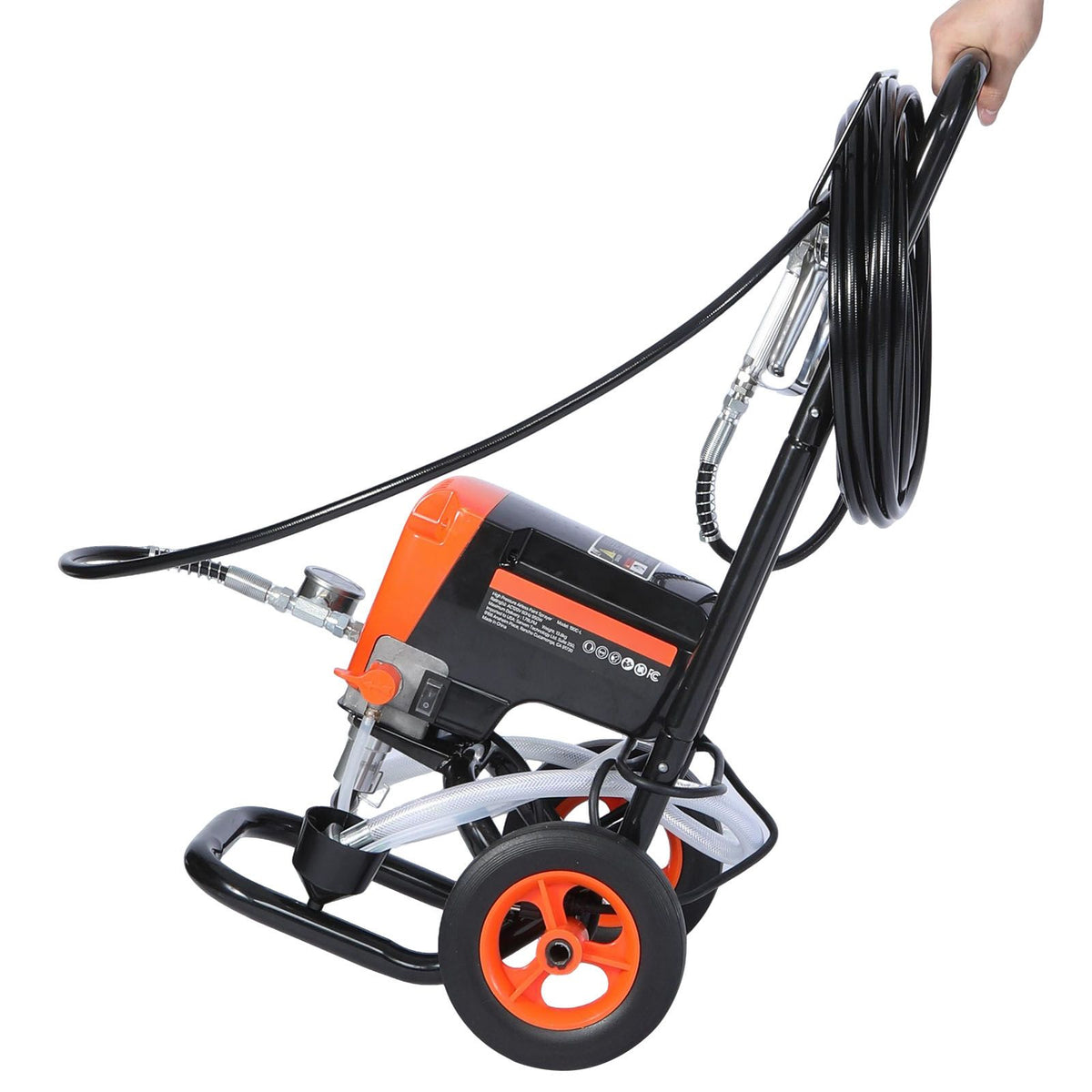 VEVOR Cart-Mounted Airless Paint Sprayer Kit