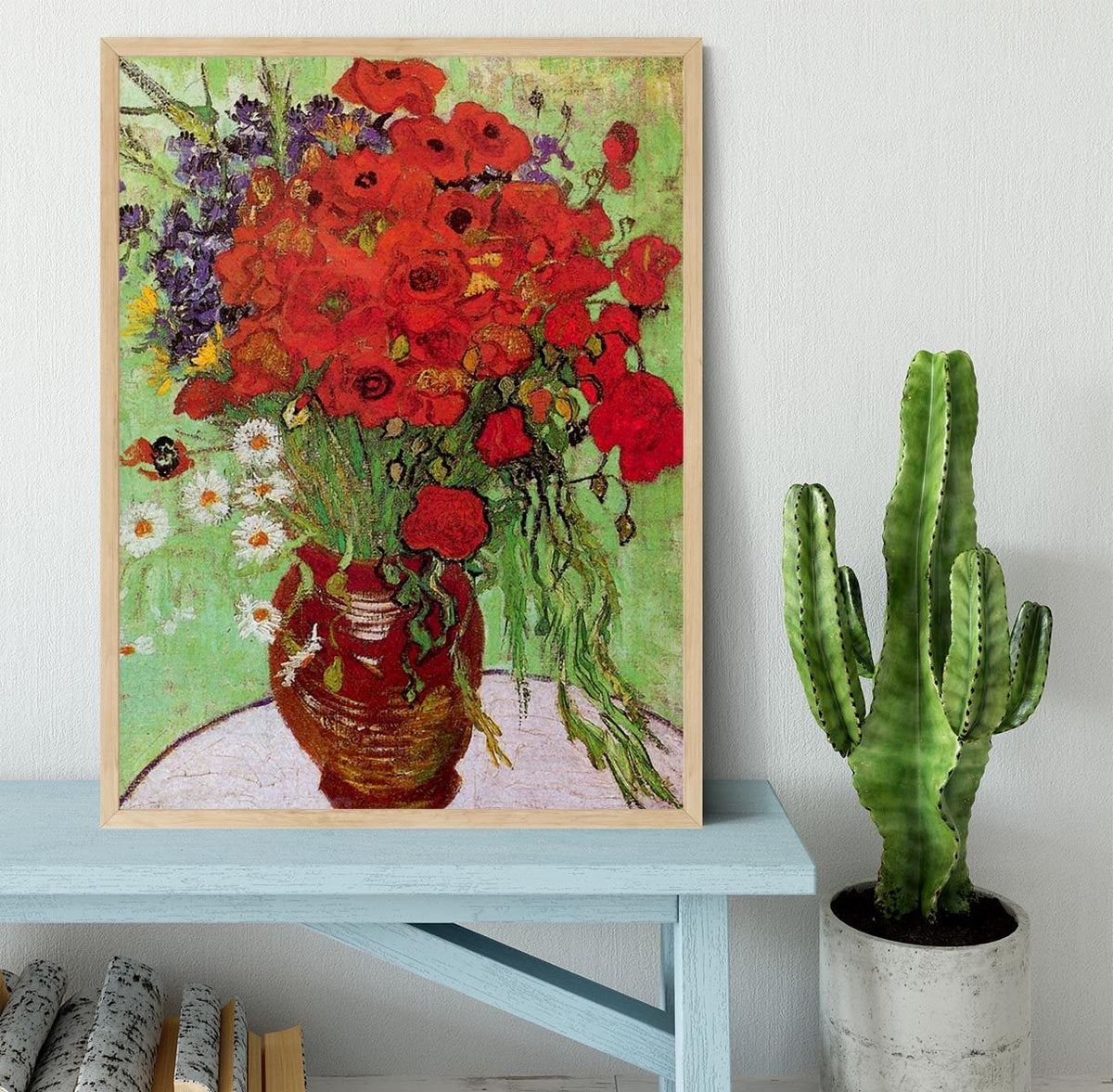 Van Gogh Red Poppies and Daisies Framed Print