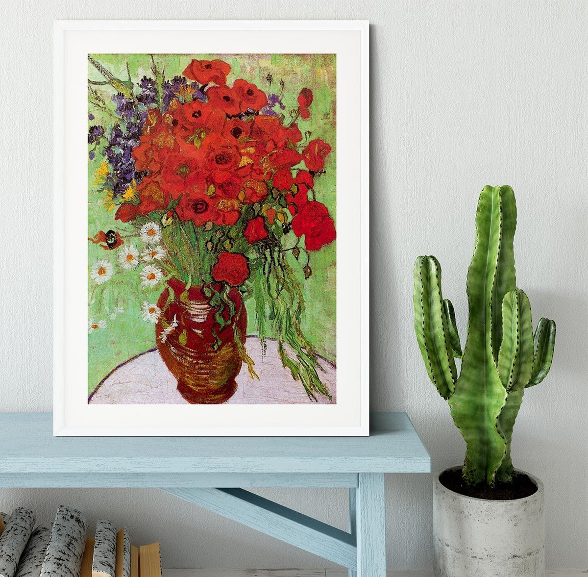 Van Gogh Red Poppies and Daisies Framed Print