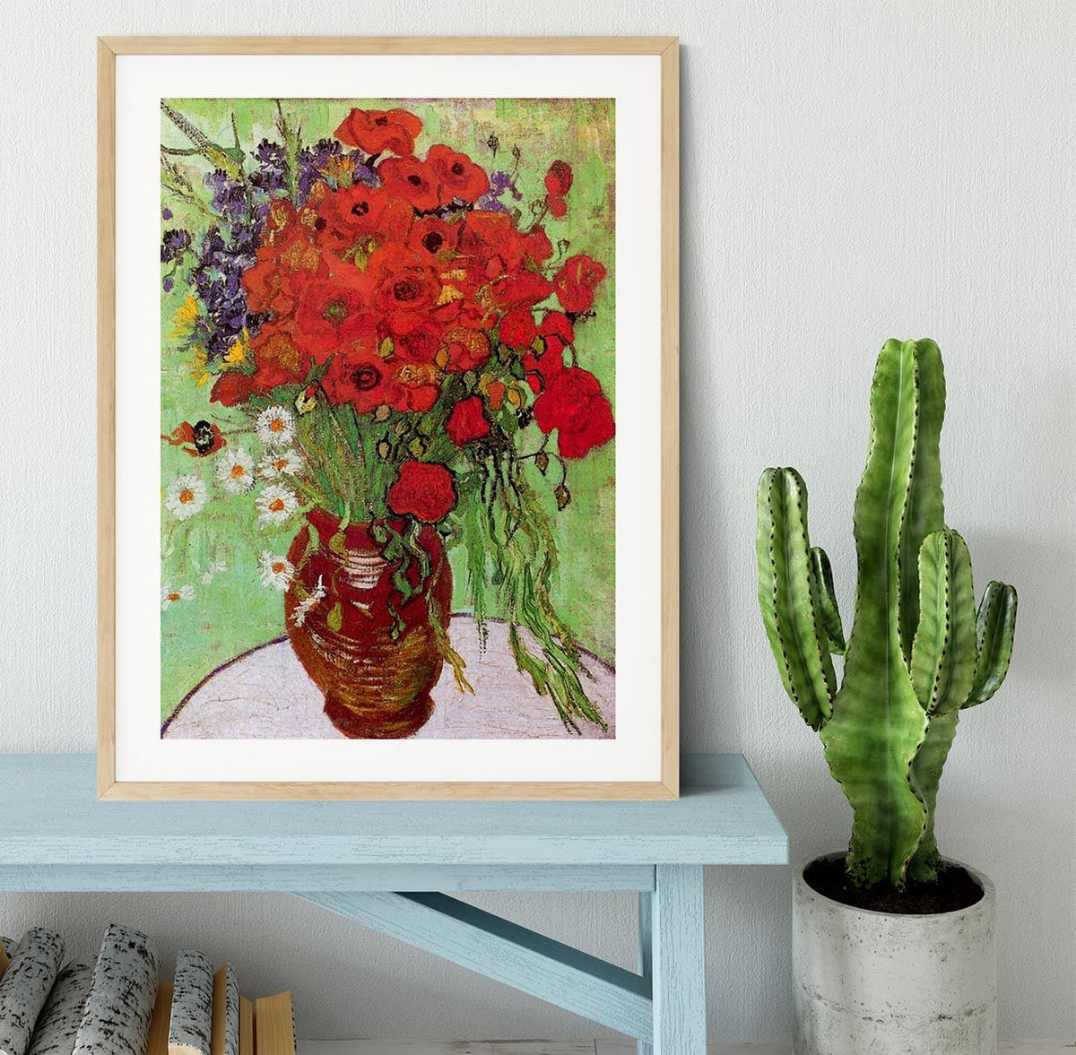 Van Gogh Red Poppies and Daisies Framed Print