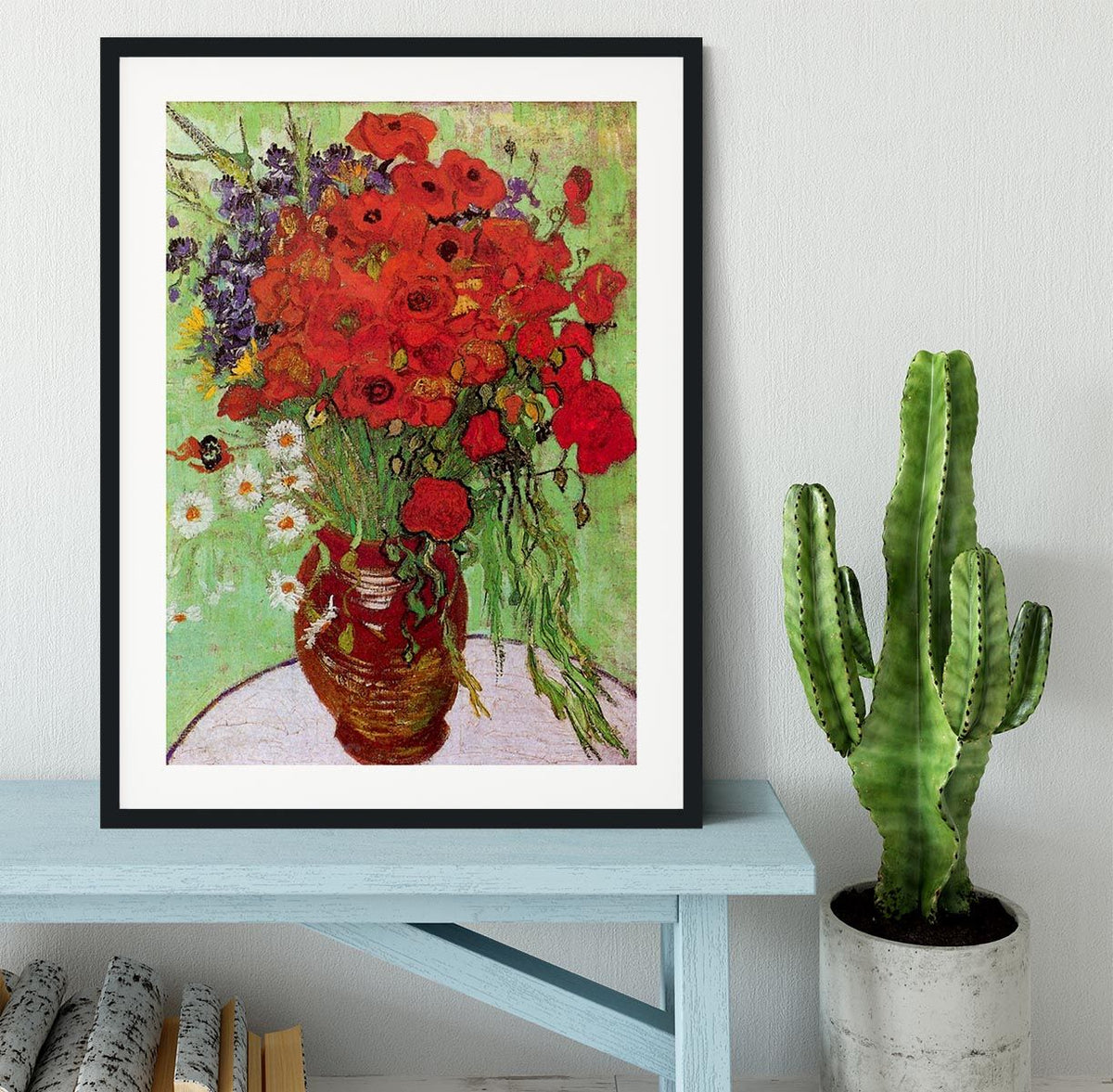 Van Gogh Red Poppies and Daisies Framed Print