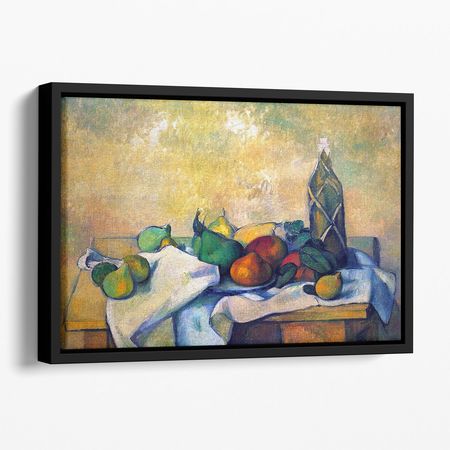 Still Life Rum by Cezanne Floating Framed Wall Art