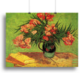 Van Gogh Oleanders and Books Still Life