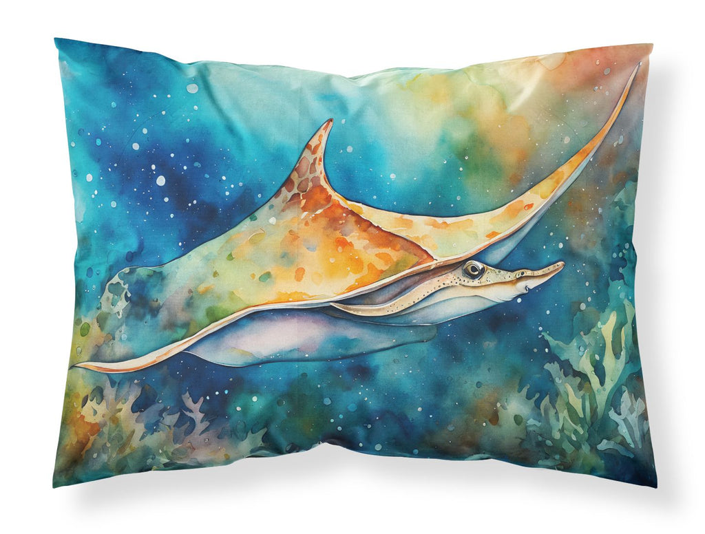 Sting Ray Standard Pillowcase Lightweight Super Soft Easy Care Decorative Artwork