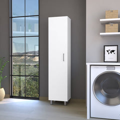 Storage Cabinet Molekeede, Laundry, White Finish