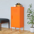 Tall Storage Cabinet with Adjustable Shelves - Orange