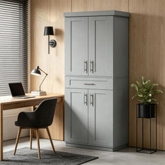 Versatile Storage Cabinet with Adjustable Shelves and Anti-Tipping Safety