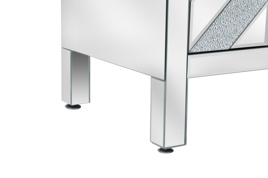 Mirror Trim M Shape Storage Cabinet for Living Room Entryway