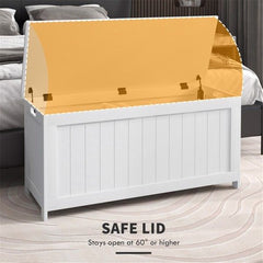 Modern White Storage Chest with Versatile Use