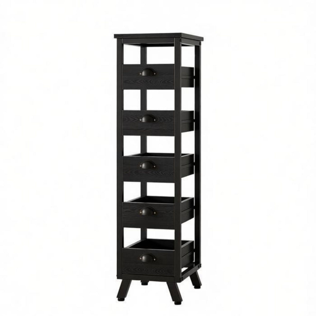 Multi-Drawer Kitchen and Living Room Storage Rack