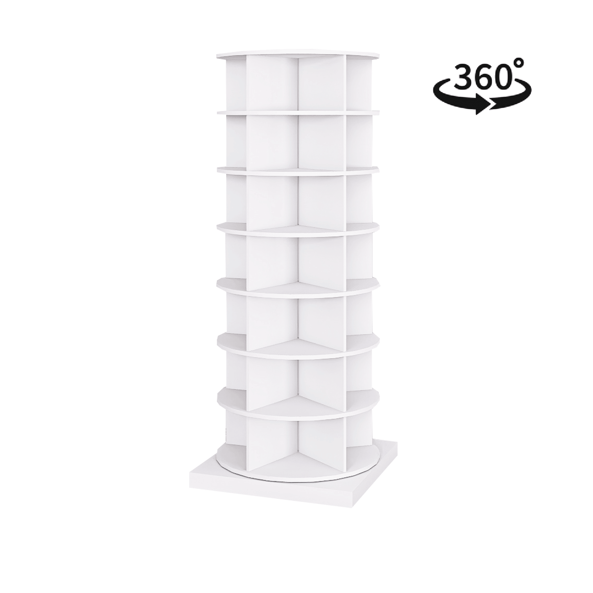 Storage Rotating Shoe Rack 360 Original Rotating Shoe Rack Tower Original 7-Tier Hold Over 35 Pairs