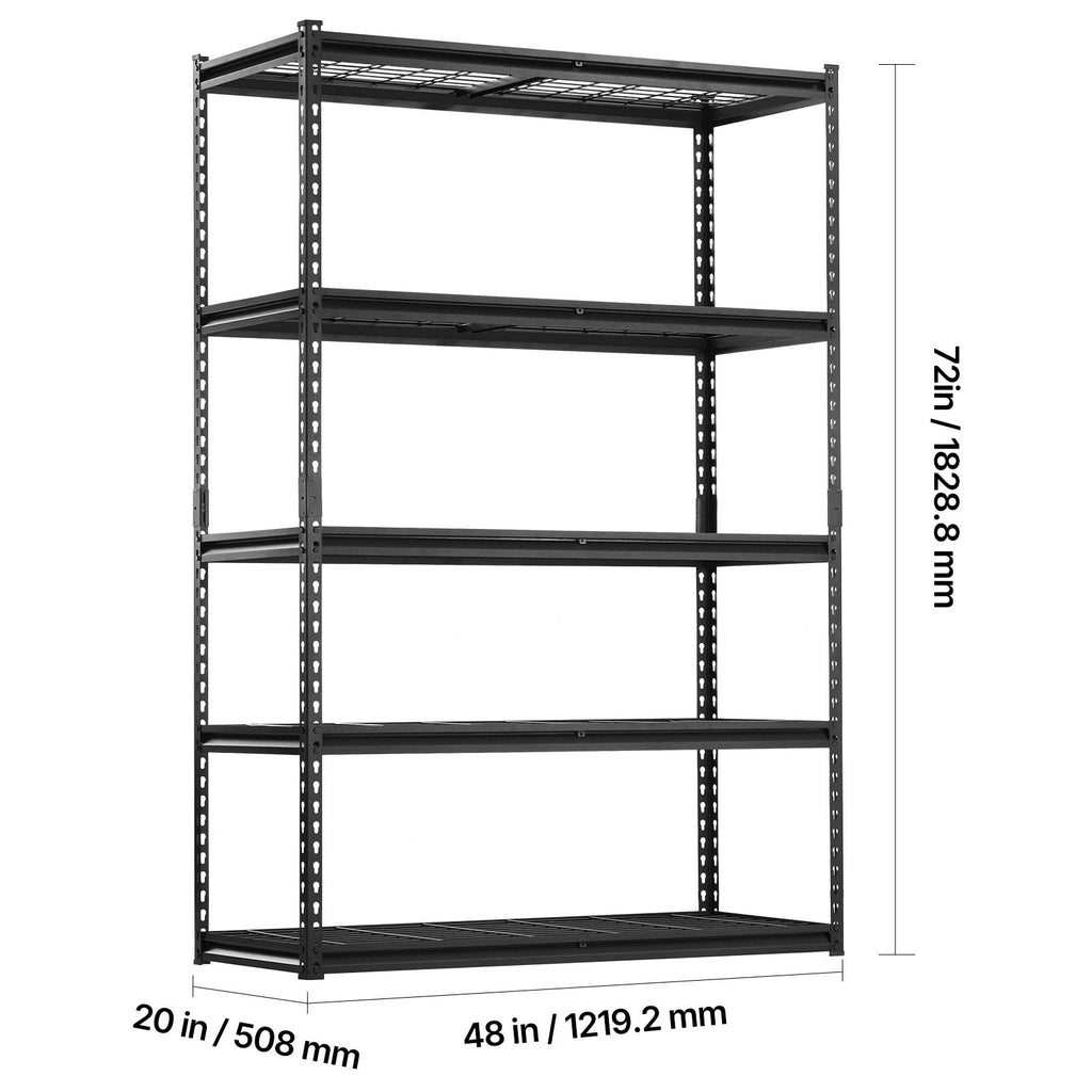 practical Garage Shelving with Adjustable Shelves and Easy Assembly