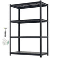 Adjustable 4-Tier Garage Shelving with Split-and-Combine Design