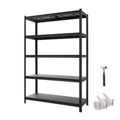 5-Tier practical Garage Storage Shelving Unit with Adjustable Shelves