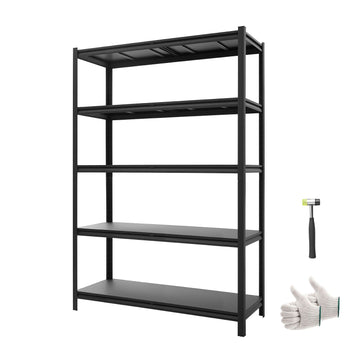 5-Tier practical Garage Storage Shelving Unit with Adjustable Shelves