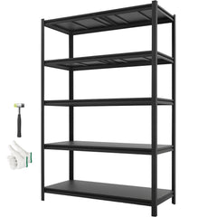 Adjustable Five-Tier Garage Storage Shelving