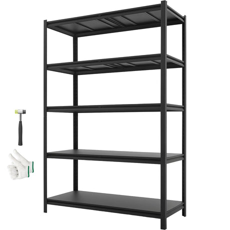 Adjustable Five-Tier Garage Storage Shelving