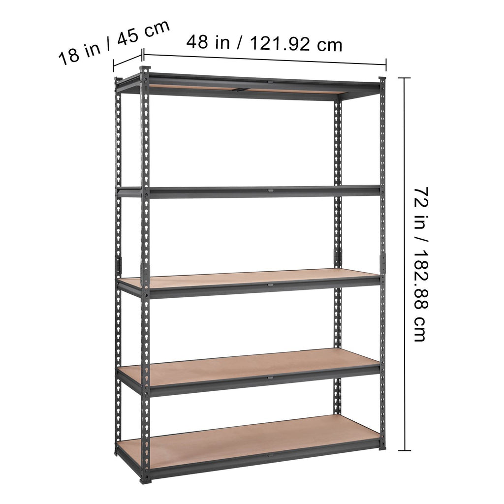 5-Tier practical Adjustable Storage Shelving Unit