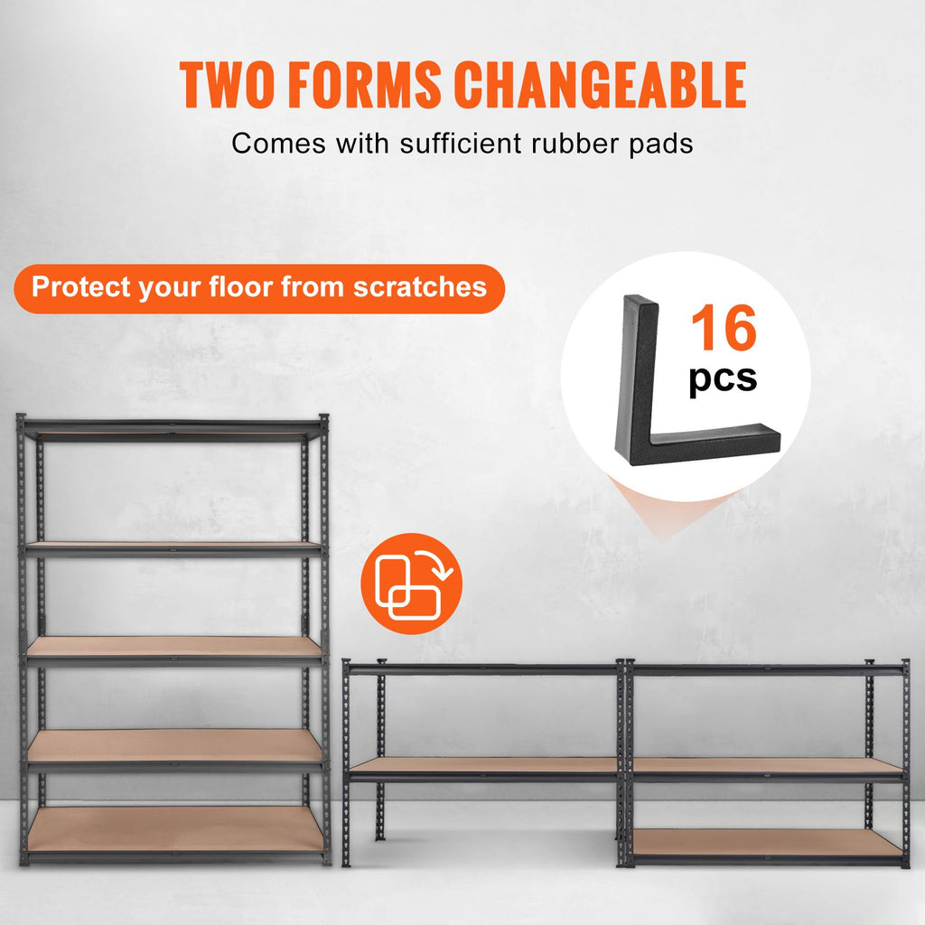 5-Tier practical Adjustable Storage Shelving Unit