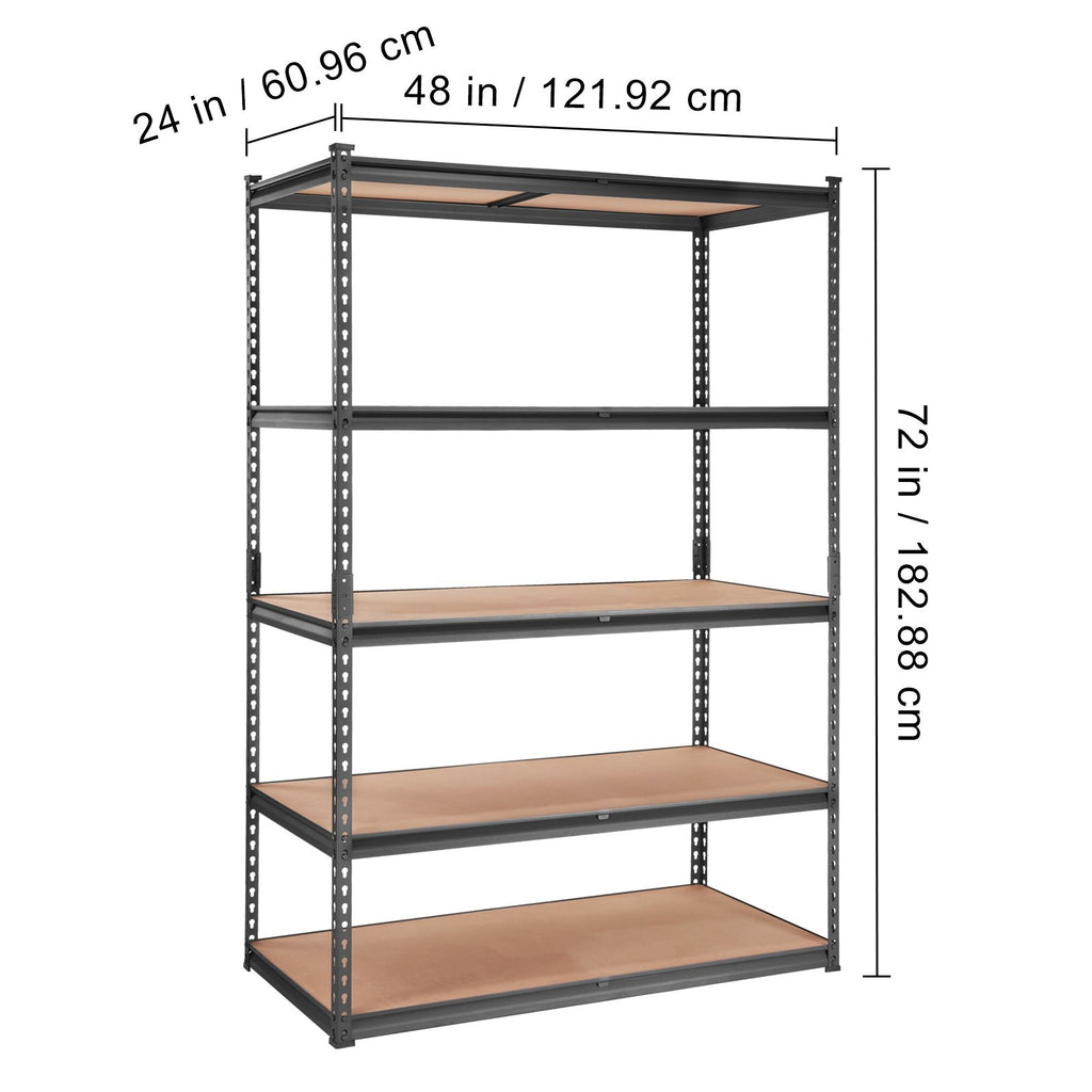 Storage Shelving Unit, 5-Tier Adjustable, Capacity, practical Garage Shelves Metal Organiz