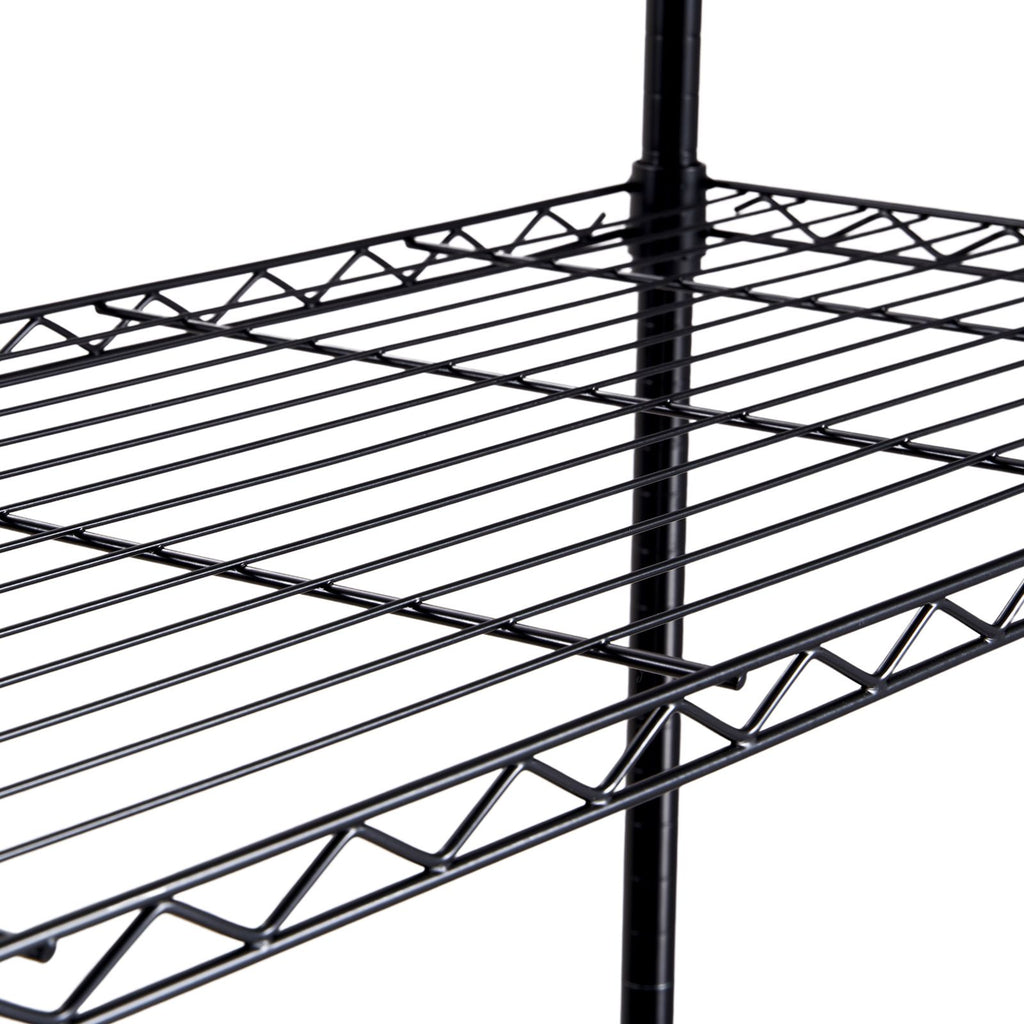 practical 4-Tier Storage Shelving Unit with Wheels