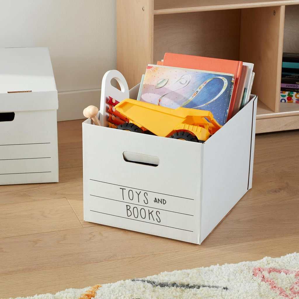 20-Pack Sturdy Storage Boxes with Lift-Off Lids – Letter/Legal Size