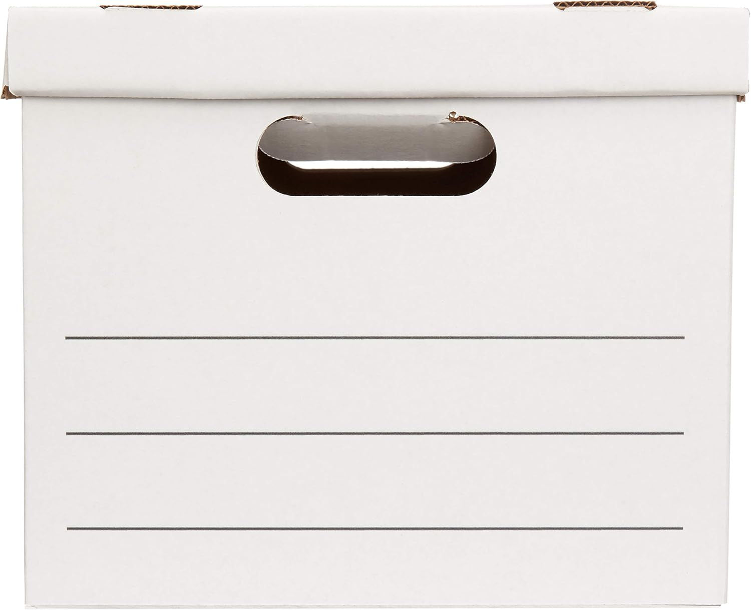 20-Pack Sturdy Storage Boxes with Lift-Off Lids – Letter/Legal Size