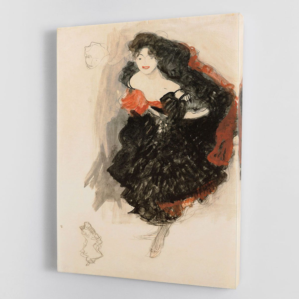 Klimt Study for Judith II Canvas Print - Elegant Wall Art for Any Space