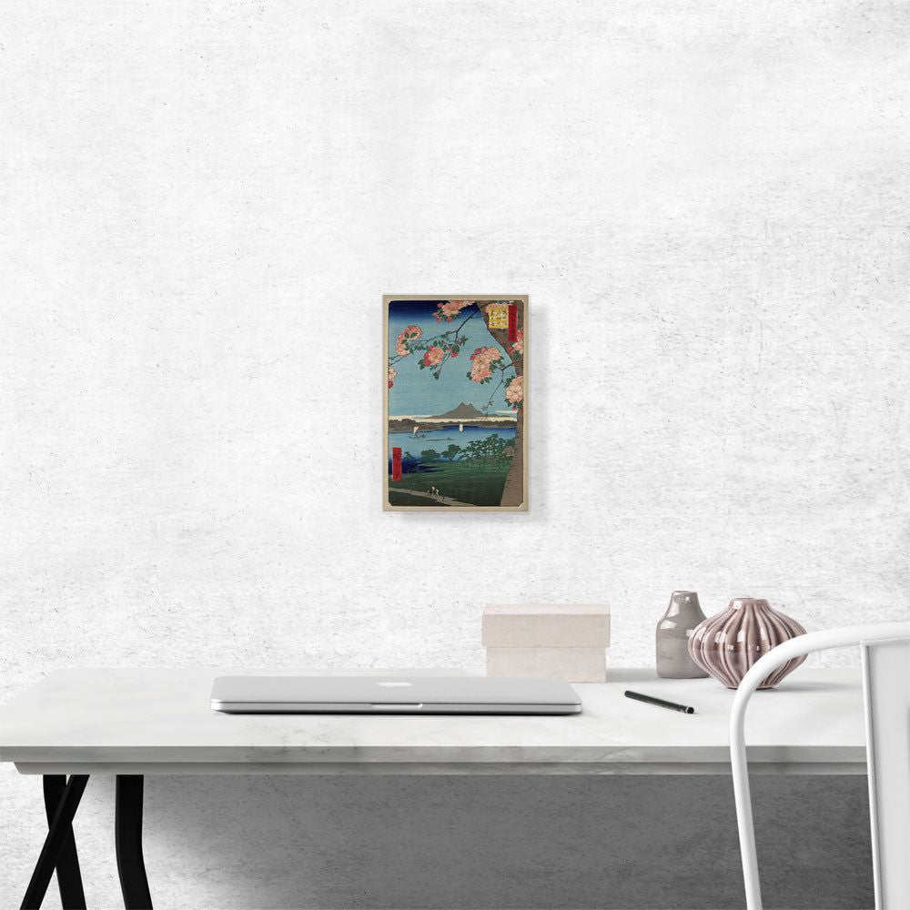 Suijin Shrine and Massaki on Sumida River Canvas Art