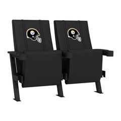 SuiteMax 3.5 VIP Seats – Pittsburgh Steelers Helmet Logo for Home Theater or Outdoor Courts