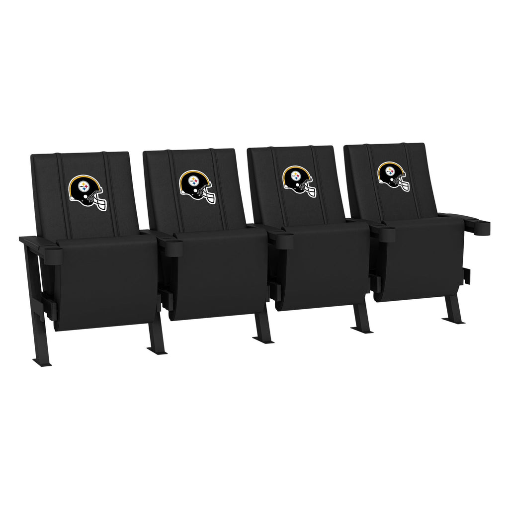 SuiteMax 3.5 VIP Seats – Pittsburgh Steelers Helmet Logo for Home Theater or Outdoor Courts