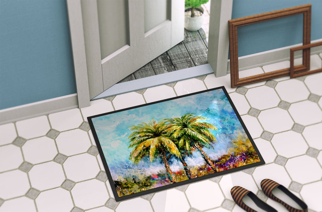 Summer Breezes Palm Tree Indoor Outdoor Doormat