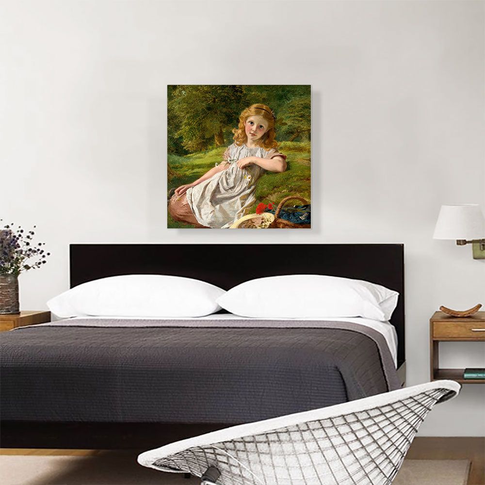 Summer Flowers Wall Art in Lively Color