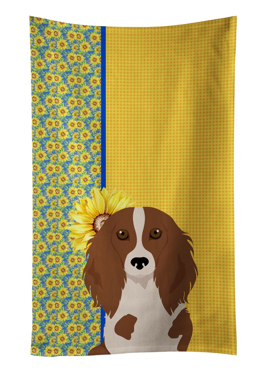 Summer Sunflowers Kitchen Towels – Plush Minky Front & Cotton Terry Back