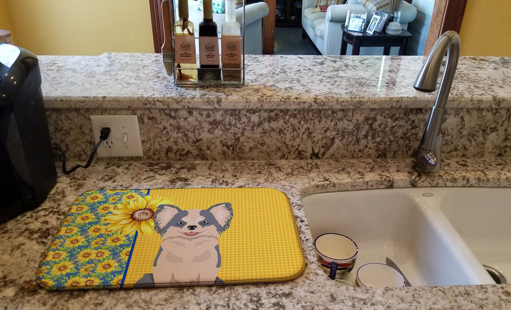 Absorbent Dish Drying Mat for Kitchen Counter