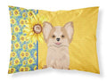 Summer Sunflowers Chihuahua Decorative Pillowcase