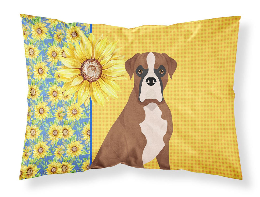 Summer Sunflowers Boxer Standard Pillowcase