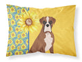 Summer Sunflowers Boxer Standard Pillowcase