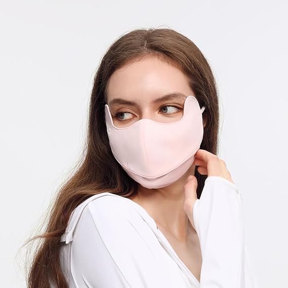 UV-Blocking Face Cover with UPF 50+ Protection for Outdoor Use
