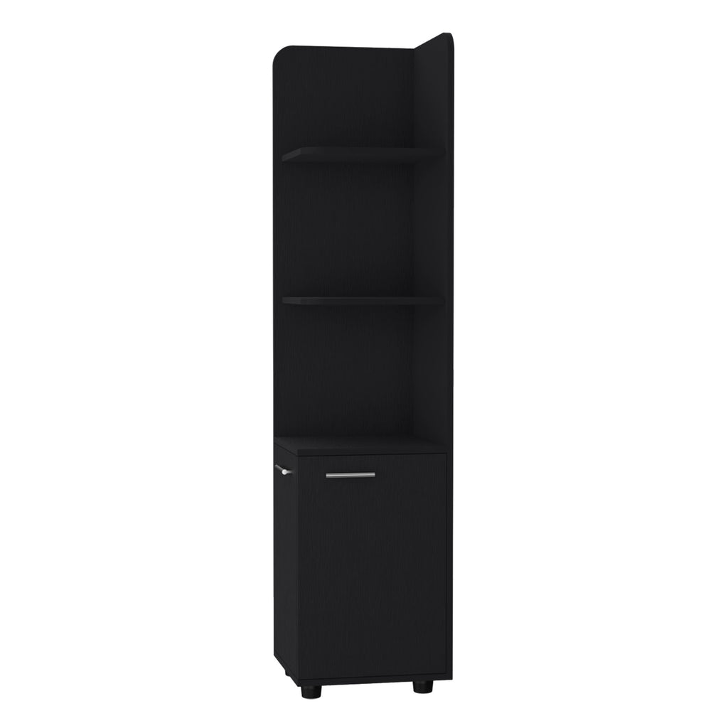 Sunriver Corner Cabinet with Open Shelving