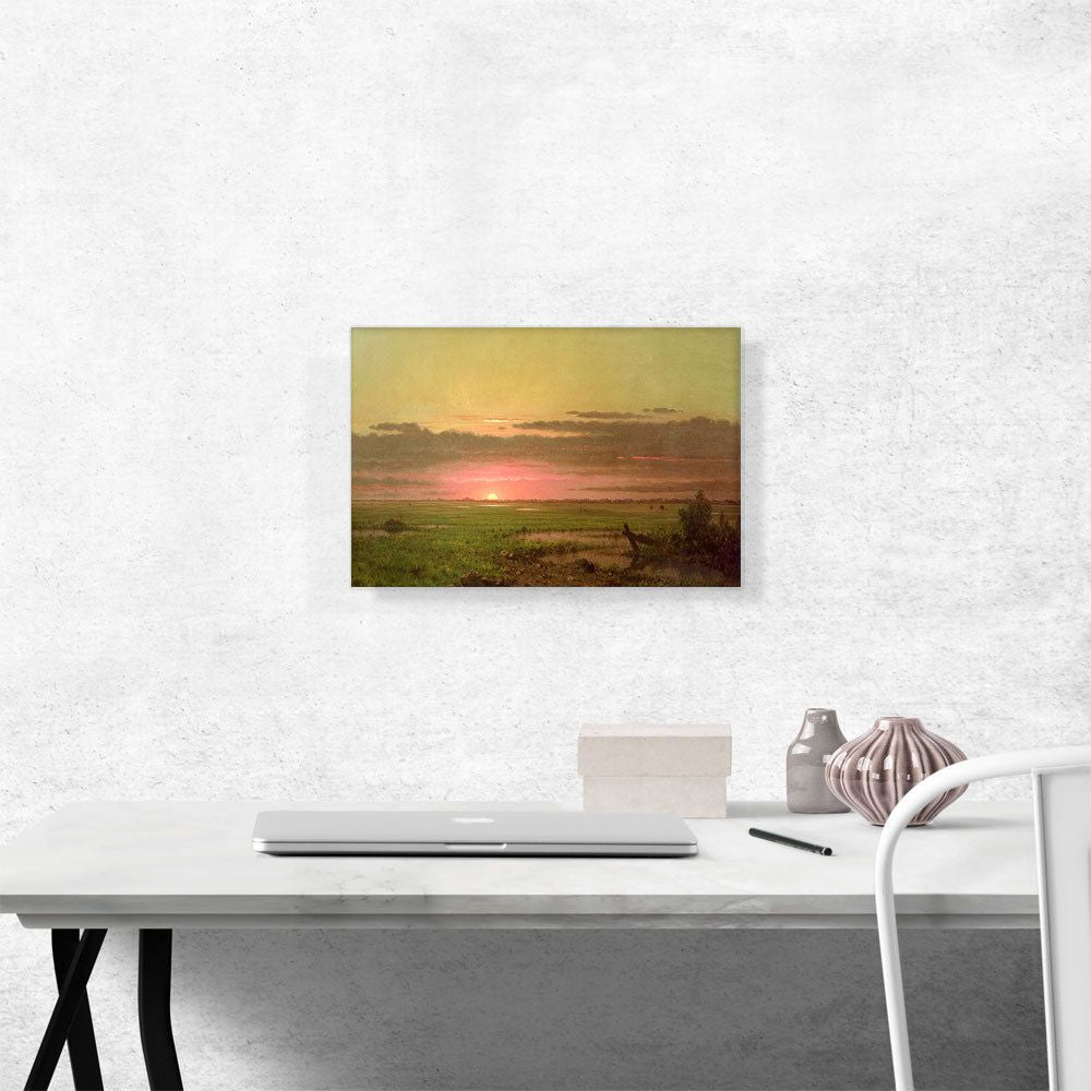 Sunset Marshland Canvas Art