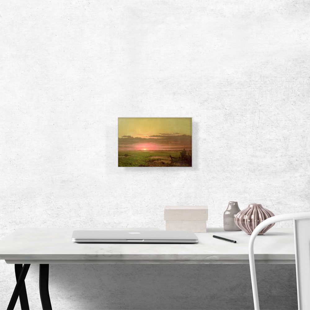 Sunset Marshland Canvas Art