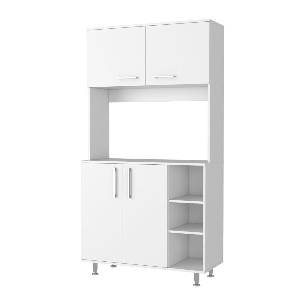 Surrey Kitchen Island and Pantry Cabinet Set