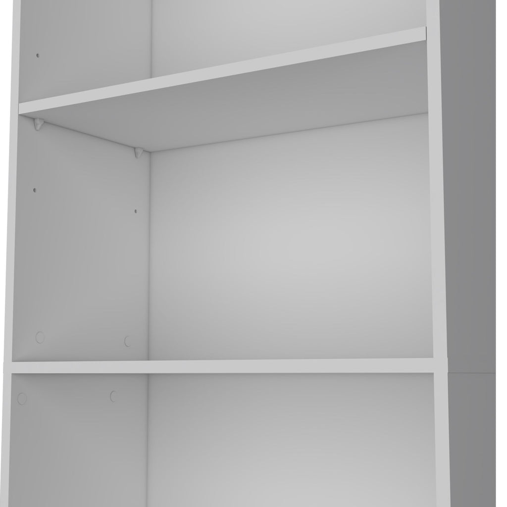 Sutton 4-Shelf Bookcase: Modern Storage for Any Room