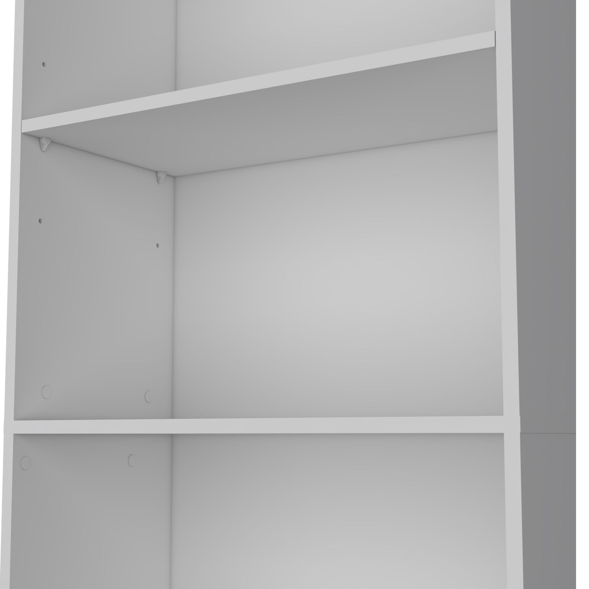 Sutton 4-Shelf Bookcase: Modern Storage for Any Room