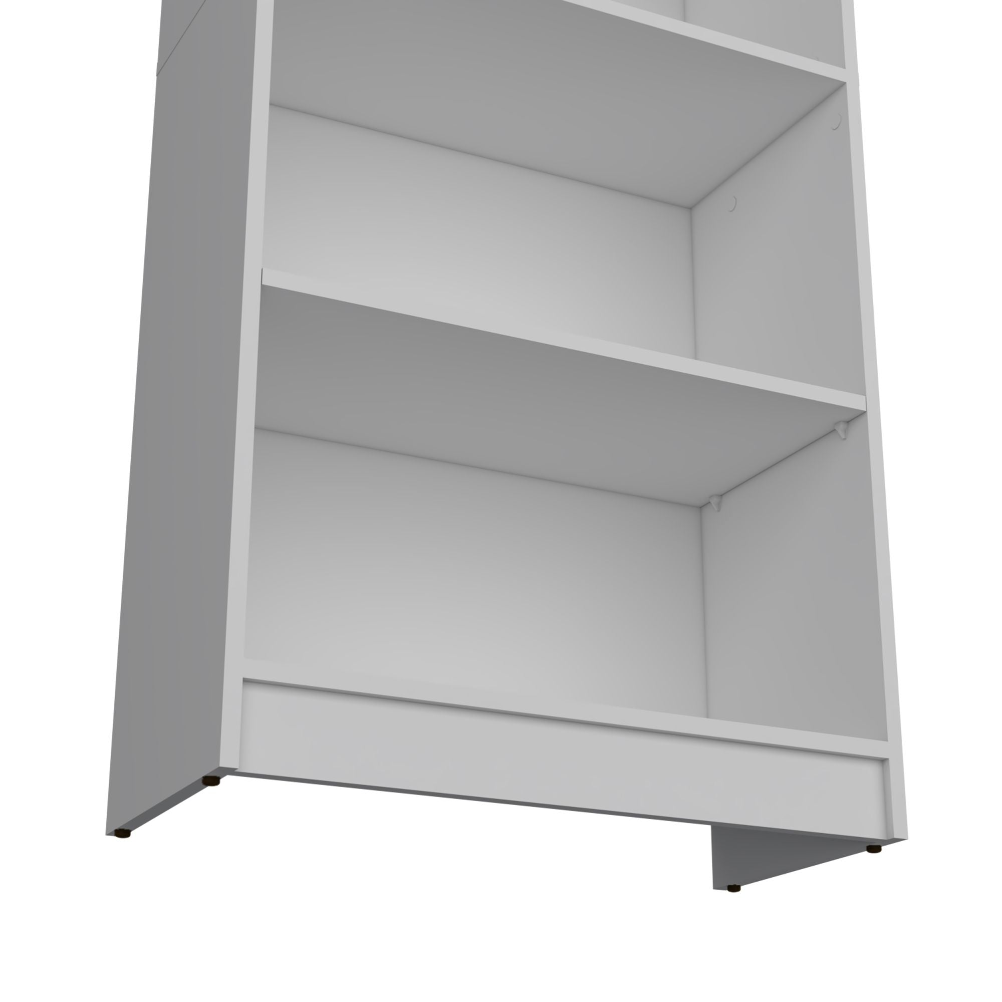 Sutton 4-Shelf Bookcase: Modern Storage for Any Room